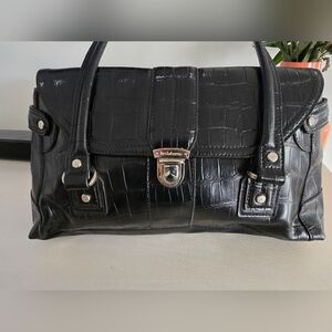 Y2K Vintage Liz Claiborne Black Textured Satchel